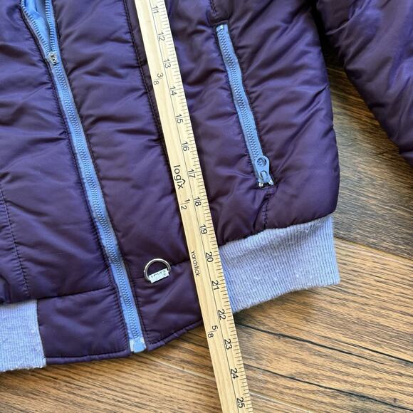 Vintage Levi’s USHGA Hang Gliding Jacket USA Made 70s 80s Plum Blue Puffer 12 - Picture 13 of 13